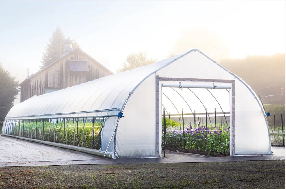 High tunnel greenhouse